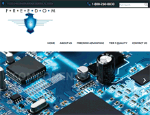 Tablet Screenshot of freedomsales.com